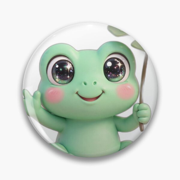 Item preview, Froppy the Kawaii Frog designed and sold by PirateDee.