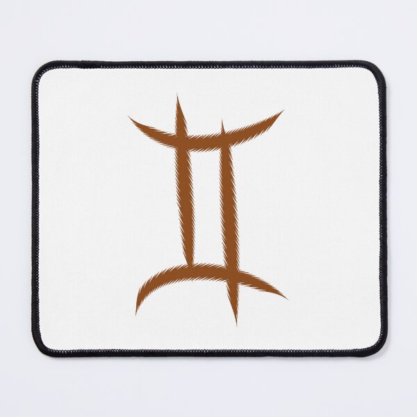 Item preview, Brown Gemini Twins Zodiac Symbol Design designed and sold by pattern-archive.