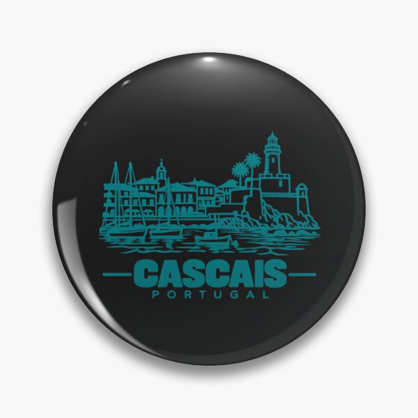 Item preview, Cascais Portugal Line Art Coastline Poster designed and sold by CMYKStudio.