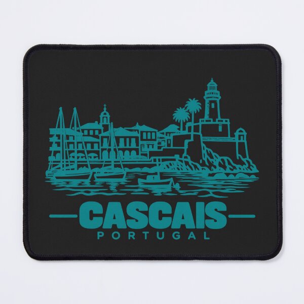 Item preview, Cascais Portugal Line Art Coastline Poster designed and sold by CMYKStudio.
