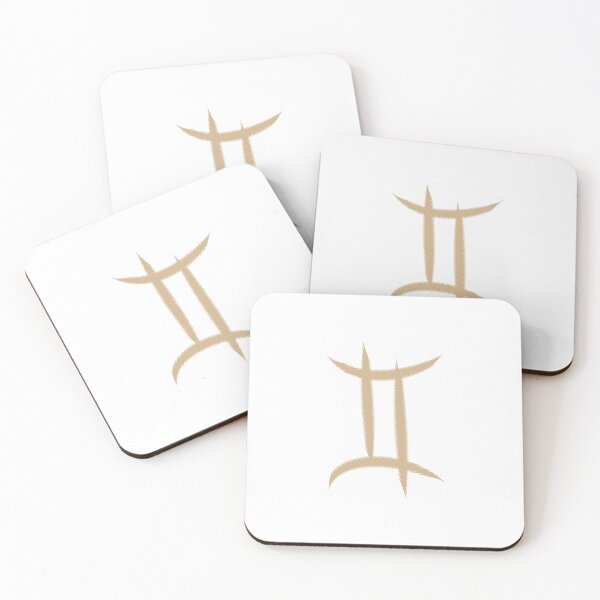 Item preview, Tan Gemini Twins Zodiac Symbol Design designed and sold by pattern-archive.