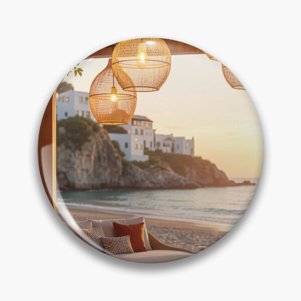 Item preview, Twilight by the Shore - Coastal Luxury Lounge designed and sold by nhk999.