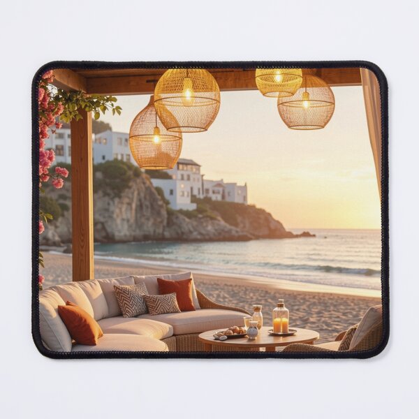 Item preview, Twilight by the Shore - Coastal Luxury Lounge designed and sold by nhk999.