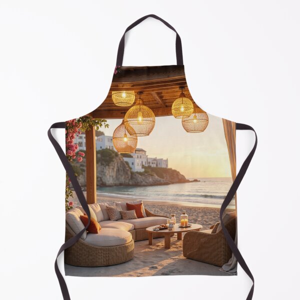 Item preview, Twilight by the Shore - Coastal Luxury Lounge designed and sold by nhk999.