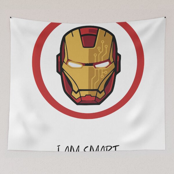 Item preview, I Am Smart Positive Affirmation Red Gold Armor Graphic designed and sold by DVNarts.