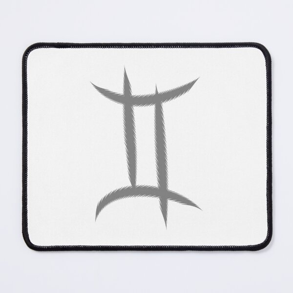 Item preview, Gray Gemini Twins Zodiac Symbol Design designed and sold by pattern-archive.