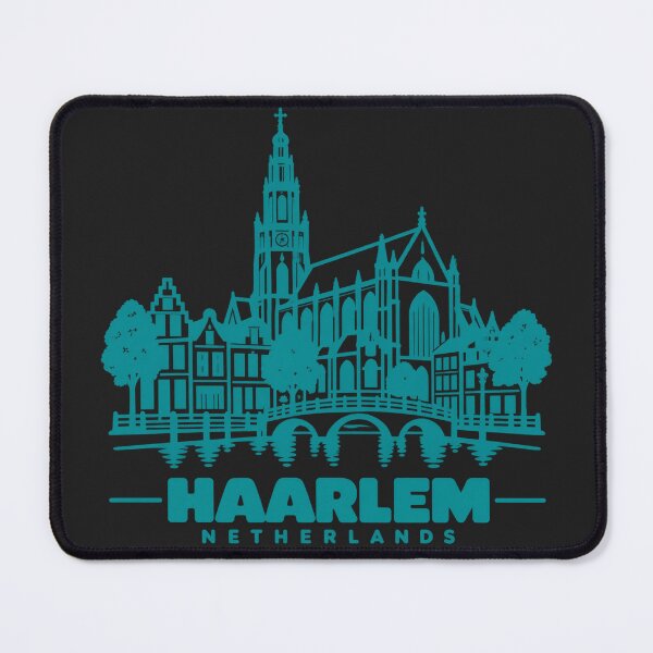 Item preview, Haarlem Netherlands Line Art Landmark Poster designed and sold by CMYKStudio.