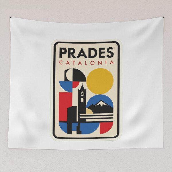 Item preview, Retro Prades Bauhaus Geometric Skyline designed and sold by k3rstman1.