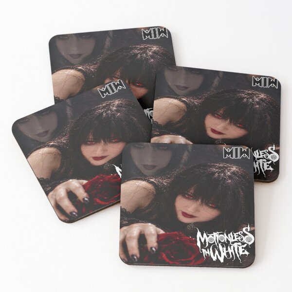 Item preview, Motionless in White goth girl with rose  designed and sold by Wonderwoman1971.