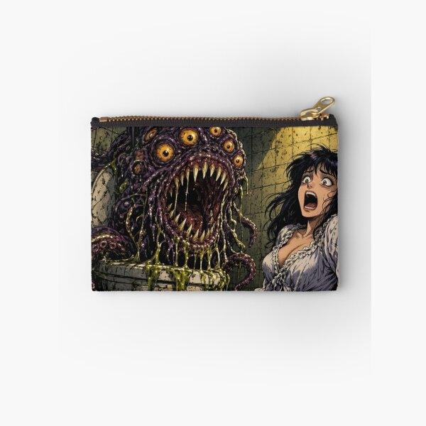 Item preview, Toilet Monster Retro Horror Comic designed and sold by JonelleTshirts.