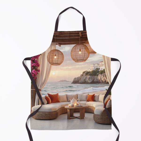 Item preview, Lanterns by the Sea - Tropical Sunset Sanctuary designed and sold by nhk999.