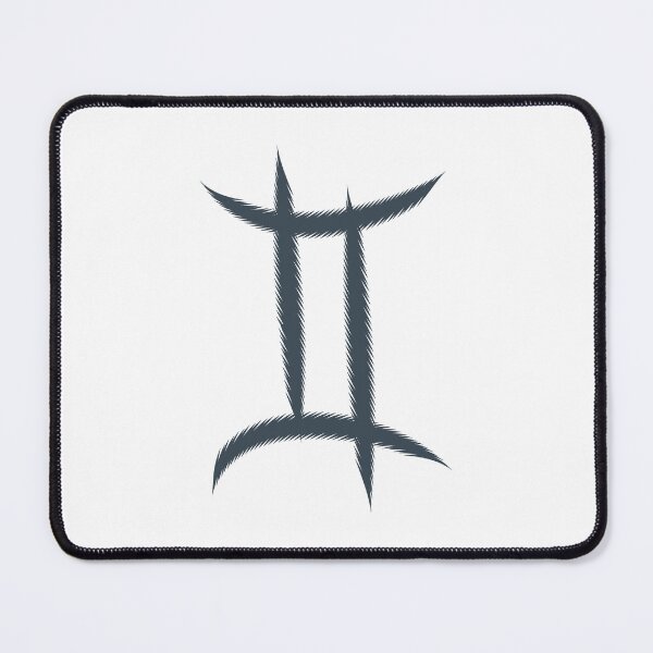 Item preview, Charcoal Gemini Twins Zodiac Symbol Design designed and sold by pattern-archive.