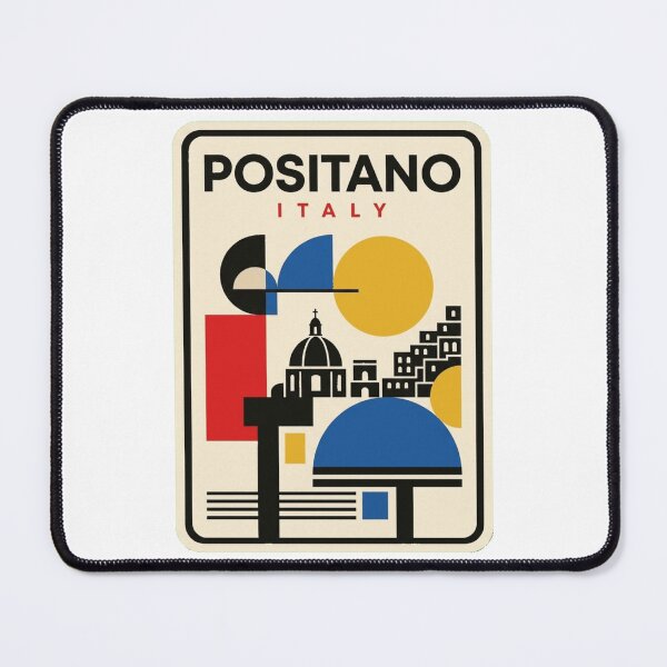 Item preview, Retro Positano Bauhaus Geometric Skyline designed and sold by k3rstman1.