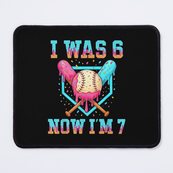 Item preview, I Was 6 Now I'm 7 Six Seven Memes Ice Cream Baseball Birthday designed and sold by nryum.