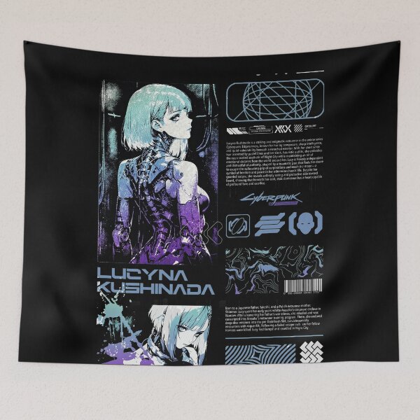 Item preview, Cyberpunk Girl Anime designed and sold by snazziz.