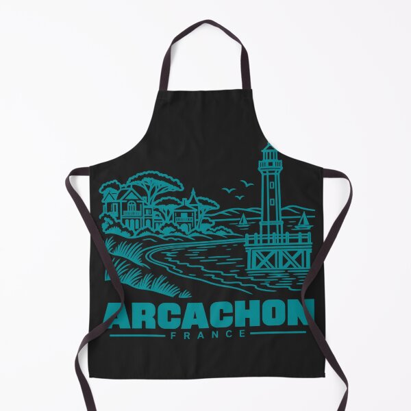 Item preview, Arcachon France Line Art Coastline Poster designed and sold by CMYKStudio.