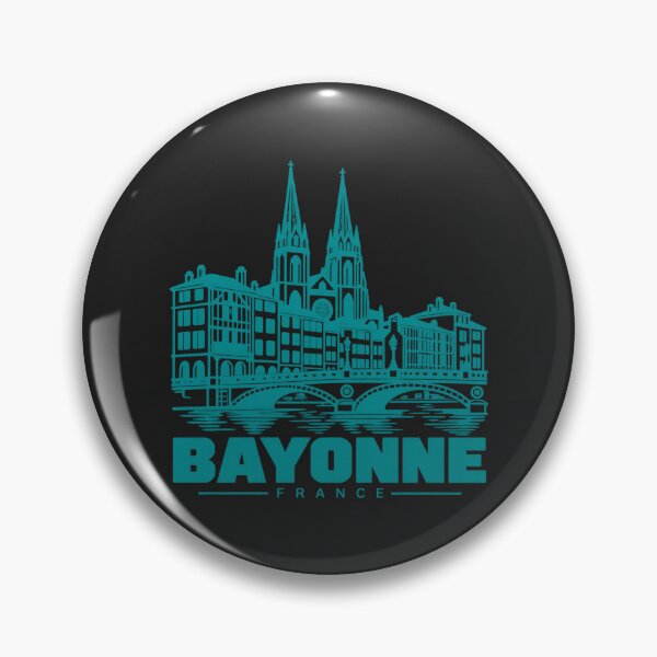 Item preview, Bayonne France Line Art Landmark Poster designed and sold by CMYKStudio.