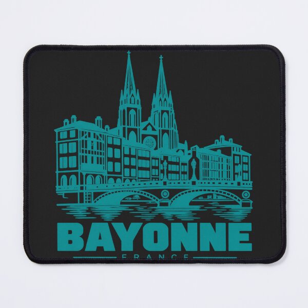 Item preview, Bayonne France Line Art Landmark Poster designed and sold by CMYKStudio.