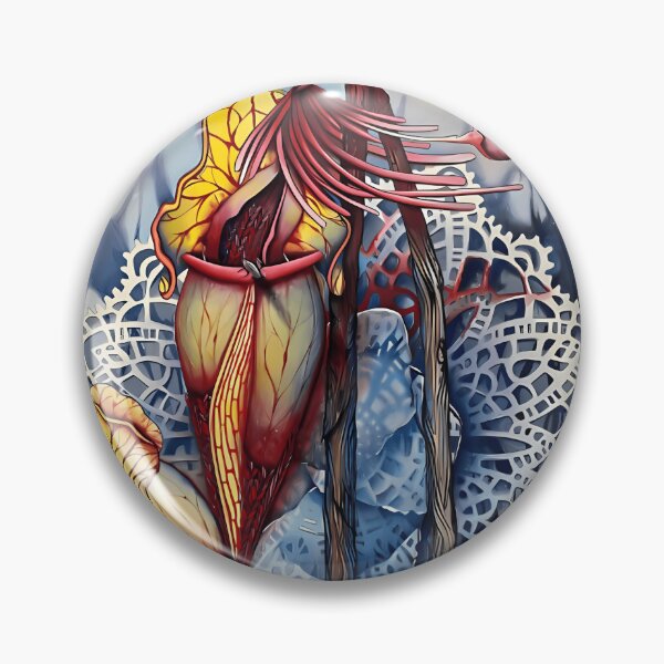 Item preview, Gothic Pitcher Plant Lace Drawing designed and sold by EmmaLvCreations.