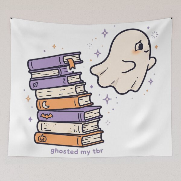 Item preview, Ghosted My TBR Funny Ghost Book Halloween designed and sold by The Oakhaven Archive.