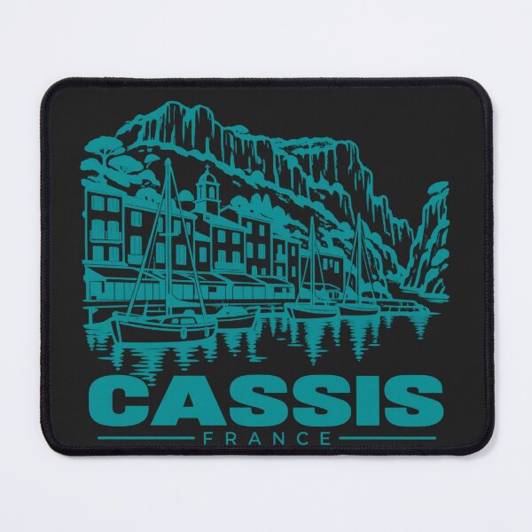 Item preview, Cassis France Line Art Coastline Poster designed and sold by CMYKStudio.