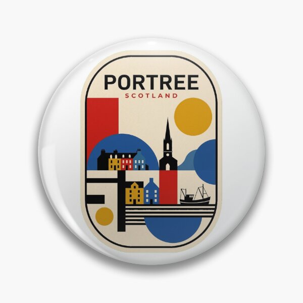 Item preview, Retro Portree Bauhaus Geometric Skyline designed and sold by k3rstman1.