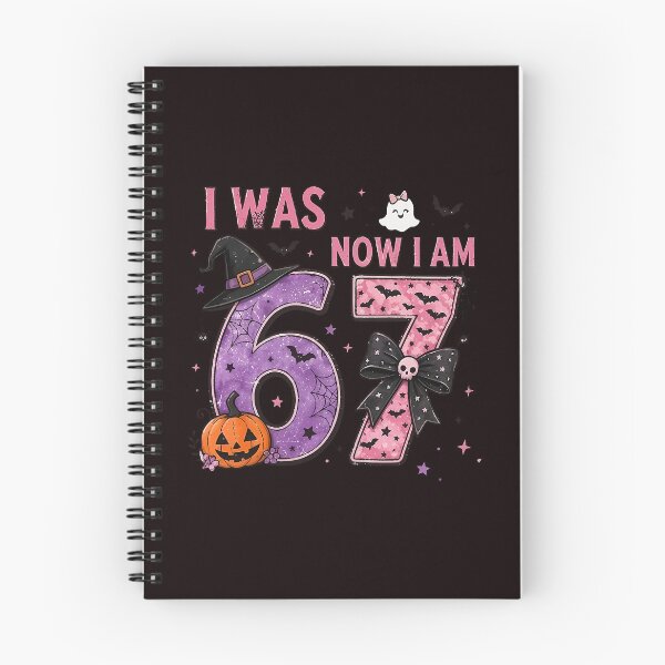 Item preview, I Was 6 Now I'm 7 Six Seven Halloween Birthday Girl designed and sold by ImeldaSparks.