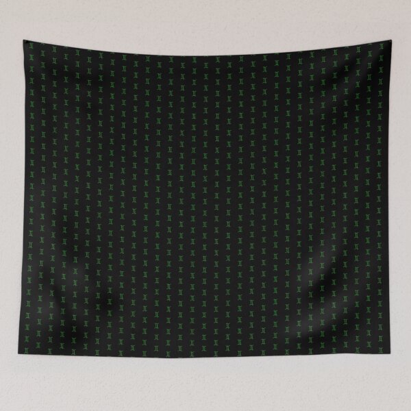 Item preview, Green Gemini Twins Zodiac Symbol Design designed and sold by pattern-archive.