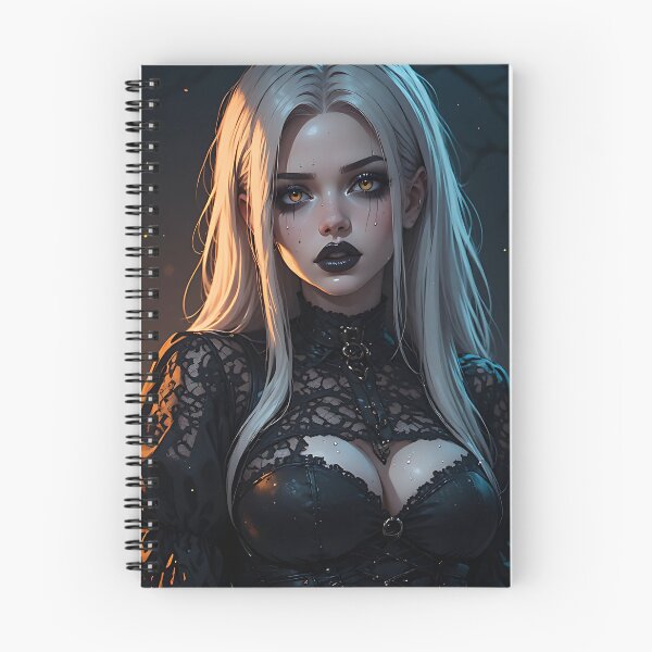 Item preview, Hot Halloween Anime Babe Goth Mommy Waifu Woman designed and sold by Your New Fixation.