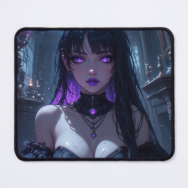 Item preview, Hot Halloween Anime Babe Goth Mommy Waifu Woman designed and sold by Your New Fixation.
