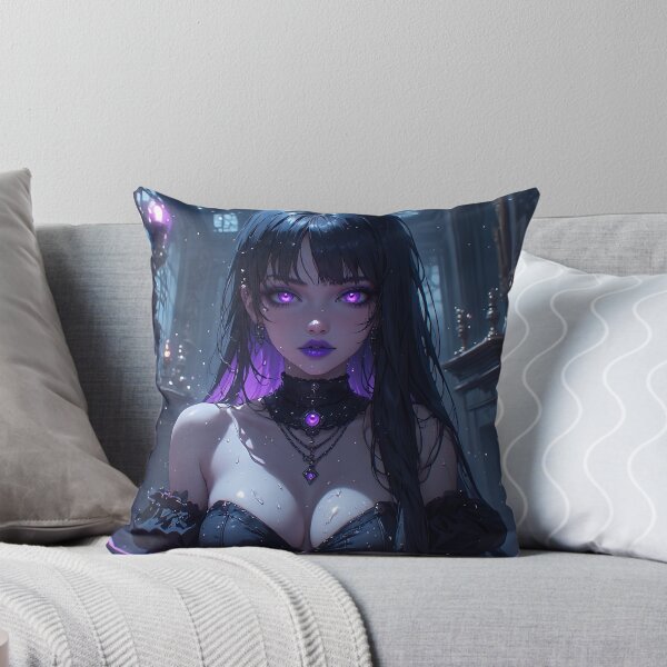Item preview, Hot Halloween Anime Babe Goth Mommy Waifu Woman designed and sold by Your New Fixation.