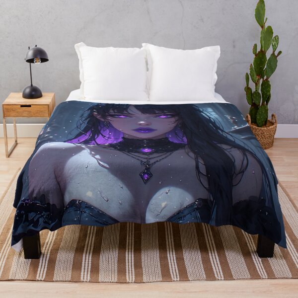 Item preview, Hot Halloween Anime Babe Goth Mommy Waifu Woman designed and sold by Your New Fixation.
