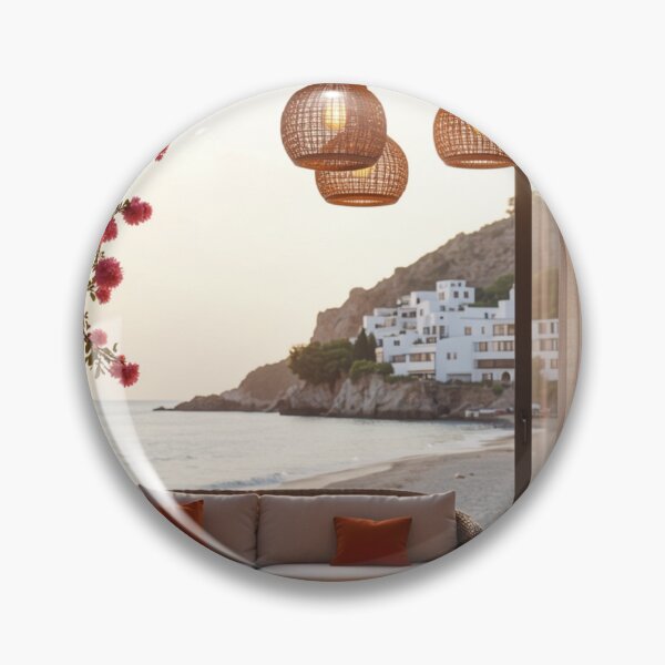 Item preview, Sunset Cove Lounge - Coastal Evening Retreat designed and sold by nhk999.