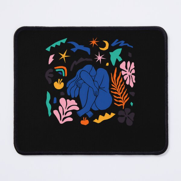 Item preview, : Seated Figure Silhouette Surrounded designed and sold by AmeliaWoodwa.