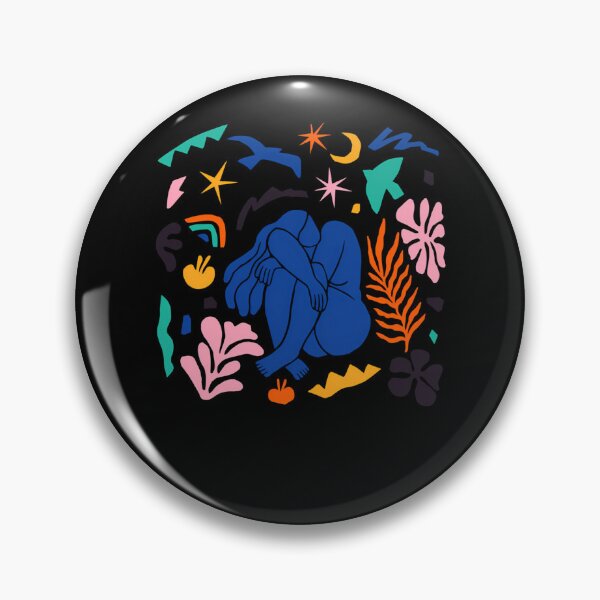 Item preview, : Seated Figure Silhouette Surrounded designed and sold by AmeliaWoodwa.