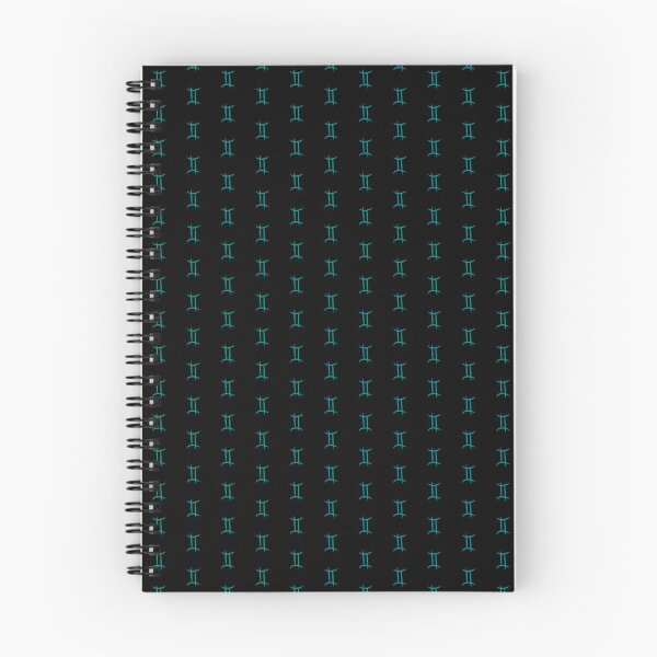 Item preview, Teal Gemini Twins Zodiac Symbol Design designed and sold by pattern-archive.