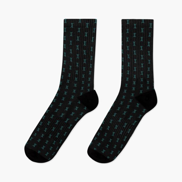 Item preview, Teal Gemini Twins Zodiac Symbol Design designed and sold by pattern-archive.