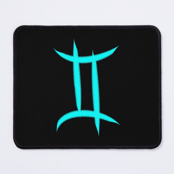 Item preview, Cyan Gemini Twins Zodiac Symbol Design designed and sold by pattern-archive.