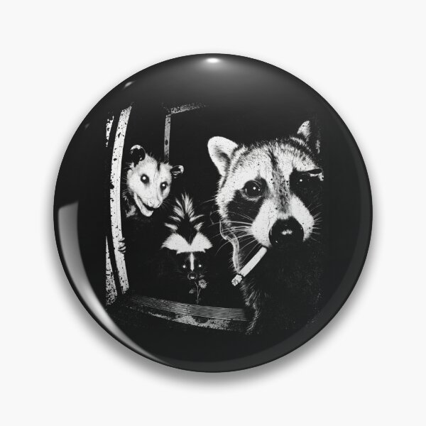 Item preview, Night Trash Panda Crew Raccoon Opossum Skunk Meme Halloween designed and sold by Bemchicafre.