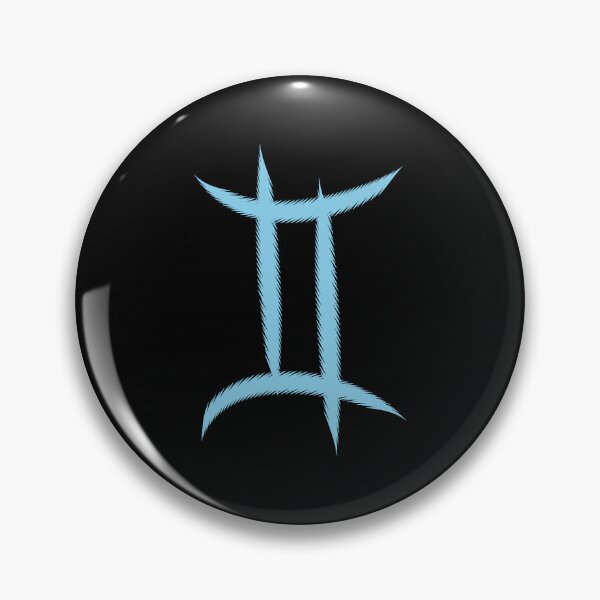 Item preview, Sky Blue Gemini Twins Zodiac Symbol Design designed and sold by pattern-archive.