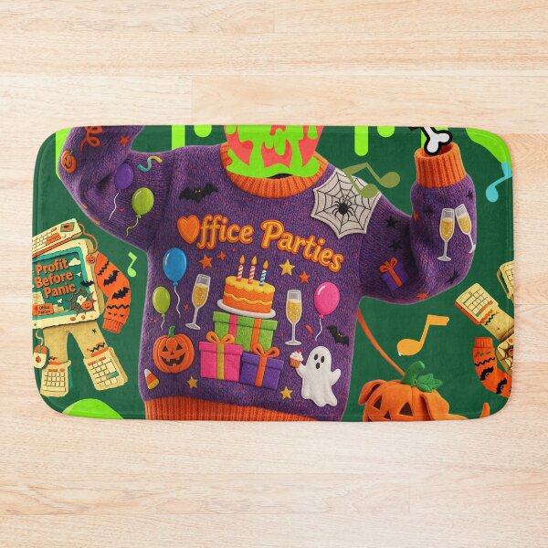 Item preview, 'Profit Before Panic' Halloween Office Swag :: Work, Family & Frightful Finances designed and sold by Communication Optimists.