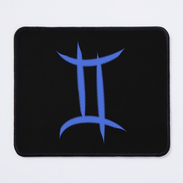 Item preview, Royal Blue Gemini Twins Zodiac Symbol Design designed and sold by pattern-archive.