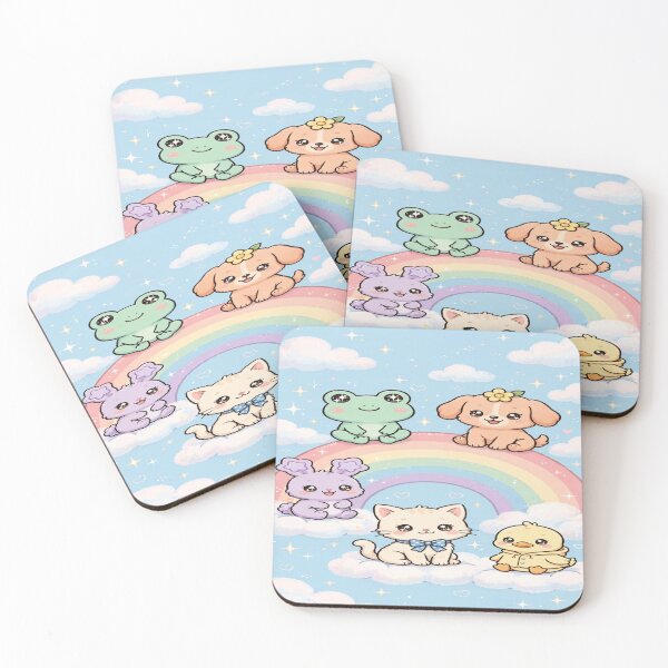 Item preview, Over the Rainbow Kawaii pets designed and sold by PirateDee.