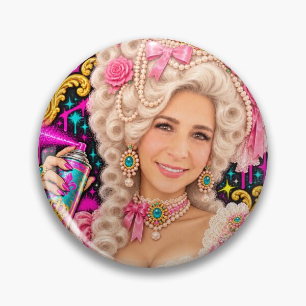 Item preview, Marie Antoinette ’80s – Neon Rococo Graffiti Queen designed and sold by CaseyMichelleArt.