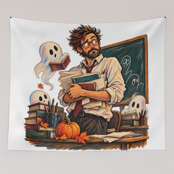 Item preview, Haunted Teacher designed and sold by TOMSZE.