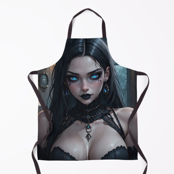 Item preview, Hot Halloween Anime Babe Goth Mommy Waifu Woman designed and sold by Your New Fixation.