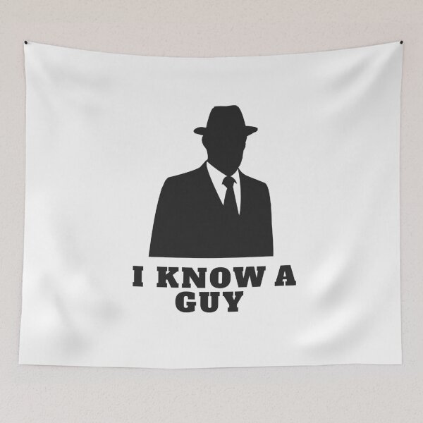 Item preview, I Know a Guy Card Funny Silhouette   designed and sold by HYPNK.
