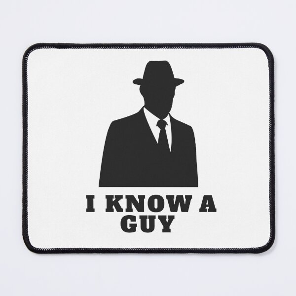 Item preview, I Know a Guy Card Funny Silhouette designed and sold by HYPNK.