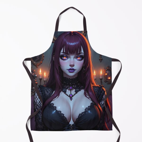 Item preview, Hot Halloween Anime Babe Goth Mommy Waifu Woman designed and sold by Your New Fixation.