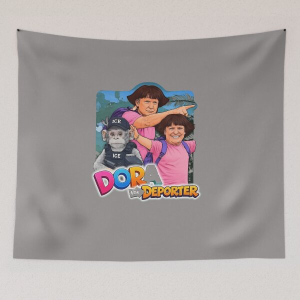 Item preview, Dora the Deporter Trump Parody Satire-94 designed and sold by thomasschmidts.